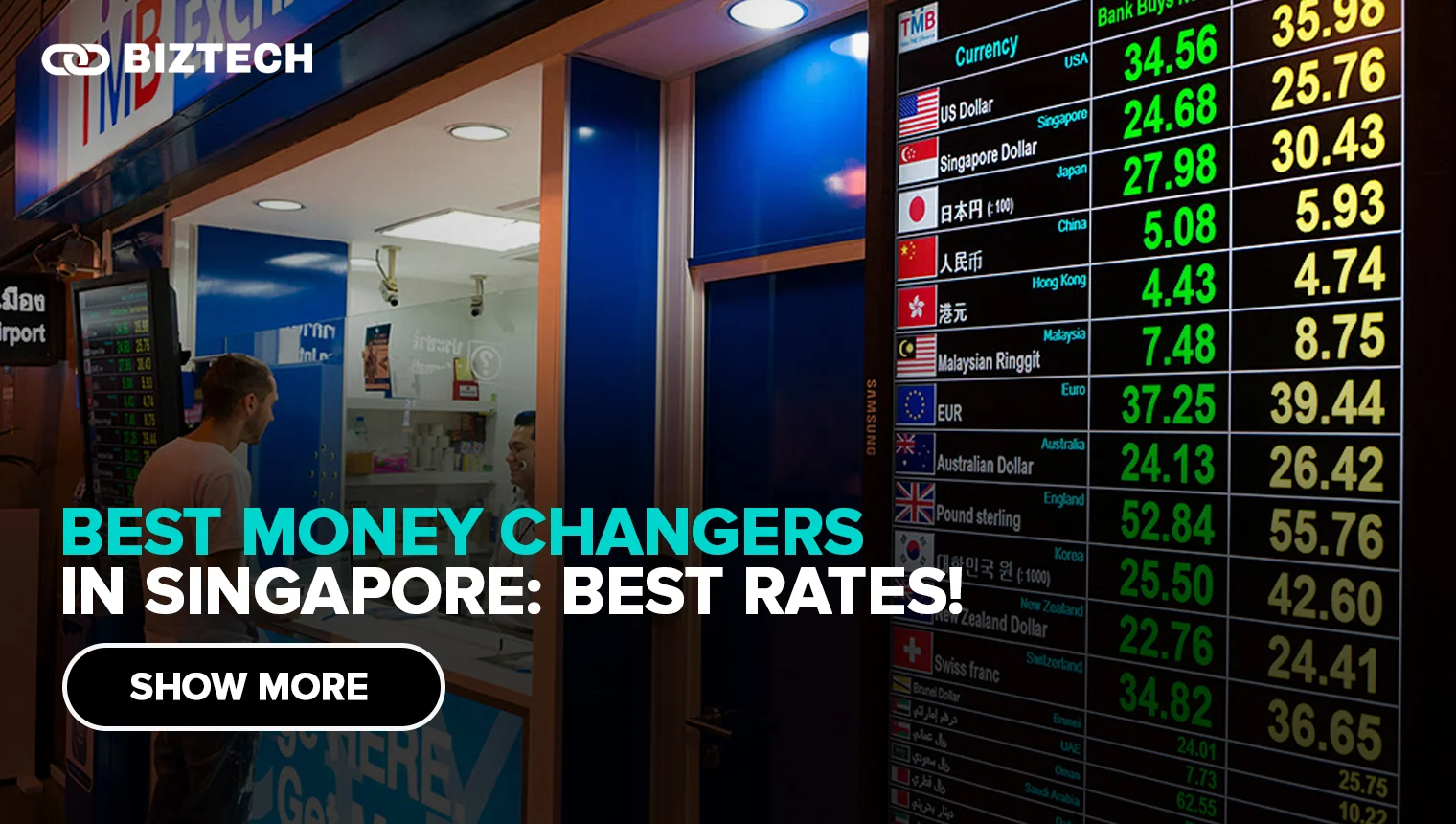 5 Best Money Changers to Get the Best Rates in Singapore