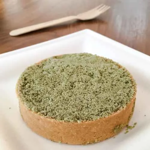 Black Sesame Matcha Tart