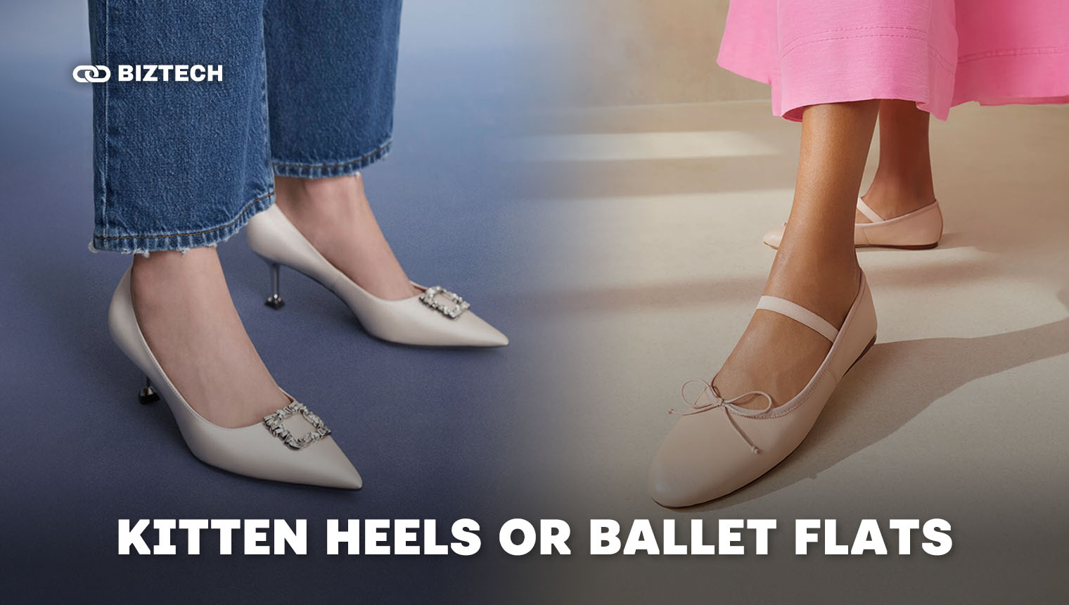 Kitten Heels or Ballet Flats