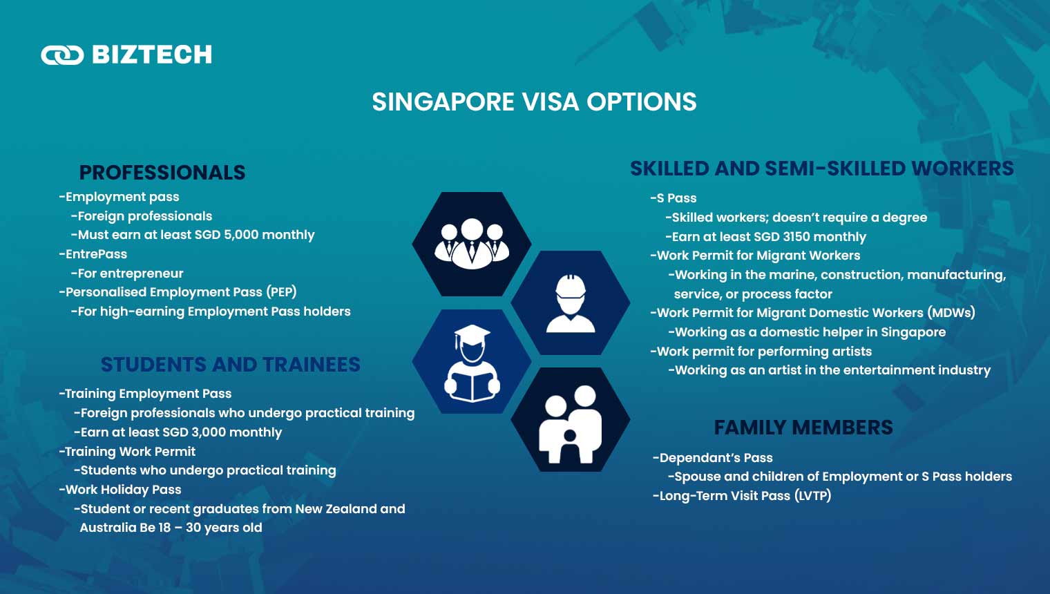 Singapore Visa Options