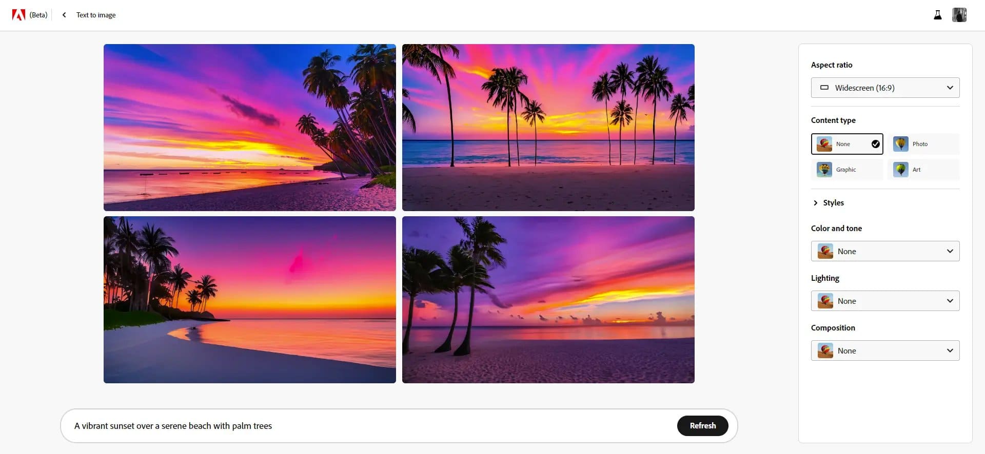 Text-to-image-A-vibrant-sunset-over-a-serene-beach-with-palm-trees Text-to-image-A-vibrant-sunset-over-a-serene-beach-with-palm-trees