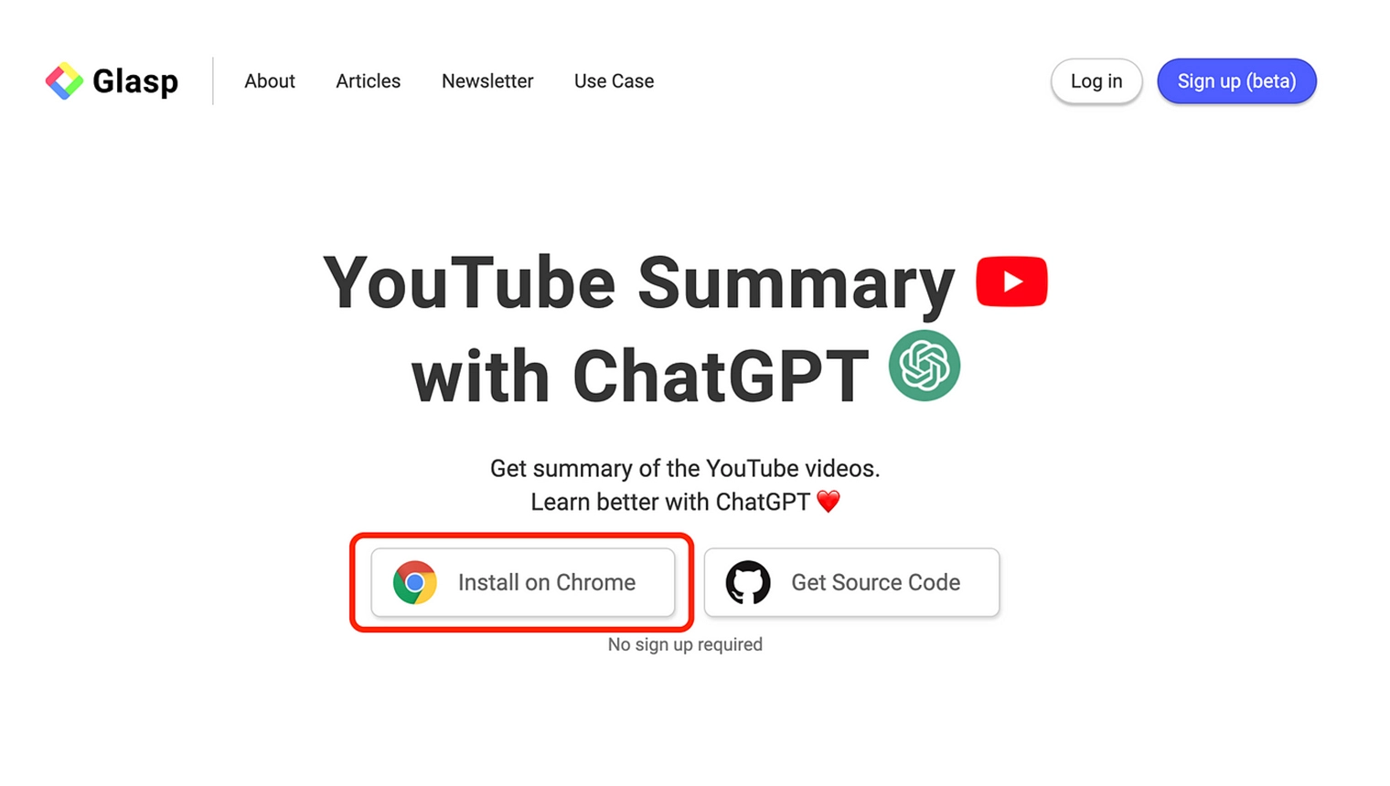 YouTube Summary by Glasp