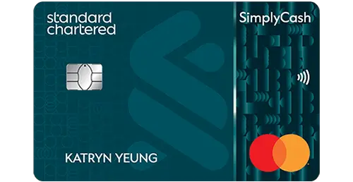 Standard Chartered Simply Cash Credit Card Standard Chartered Simply Cash Credit Card
