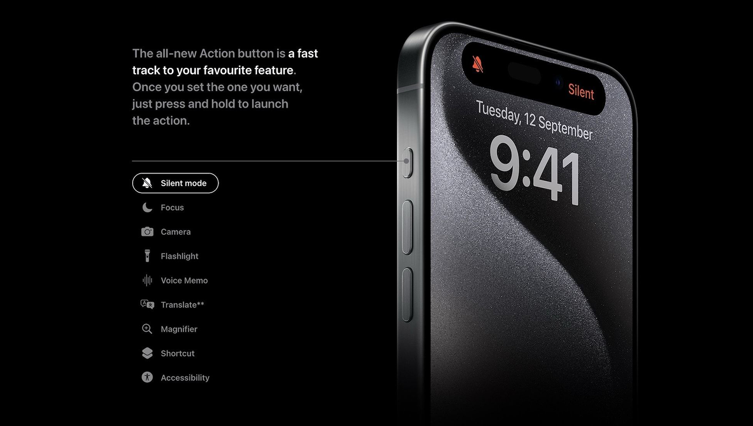 iPhone 15 Pro Action Button iPhone 15 Pro Action Button