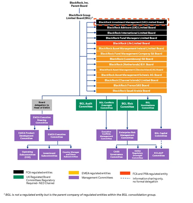 blackrock company structure