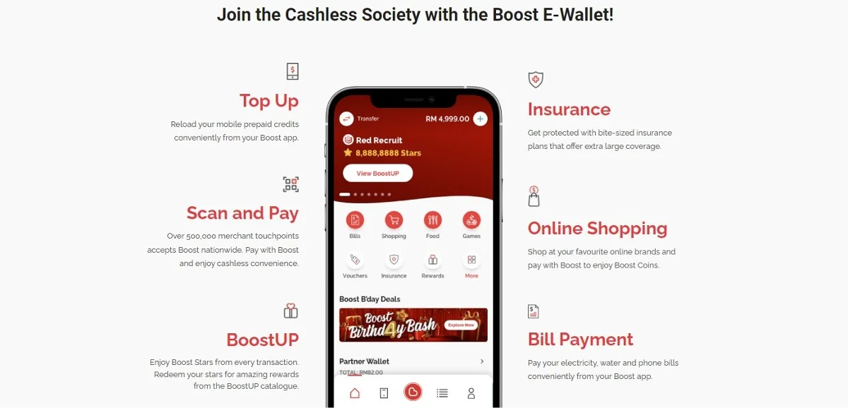 Boost e-wallet Boost e-wallet
