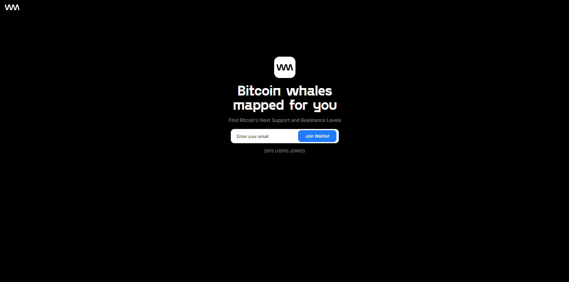 Whale Map Website View. Source: Whalemap.io