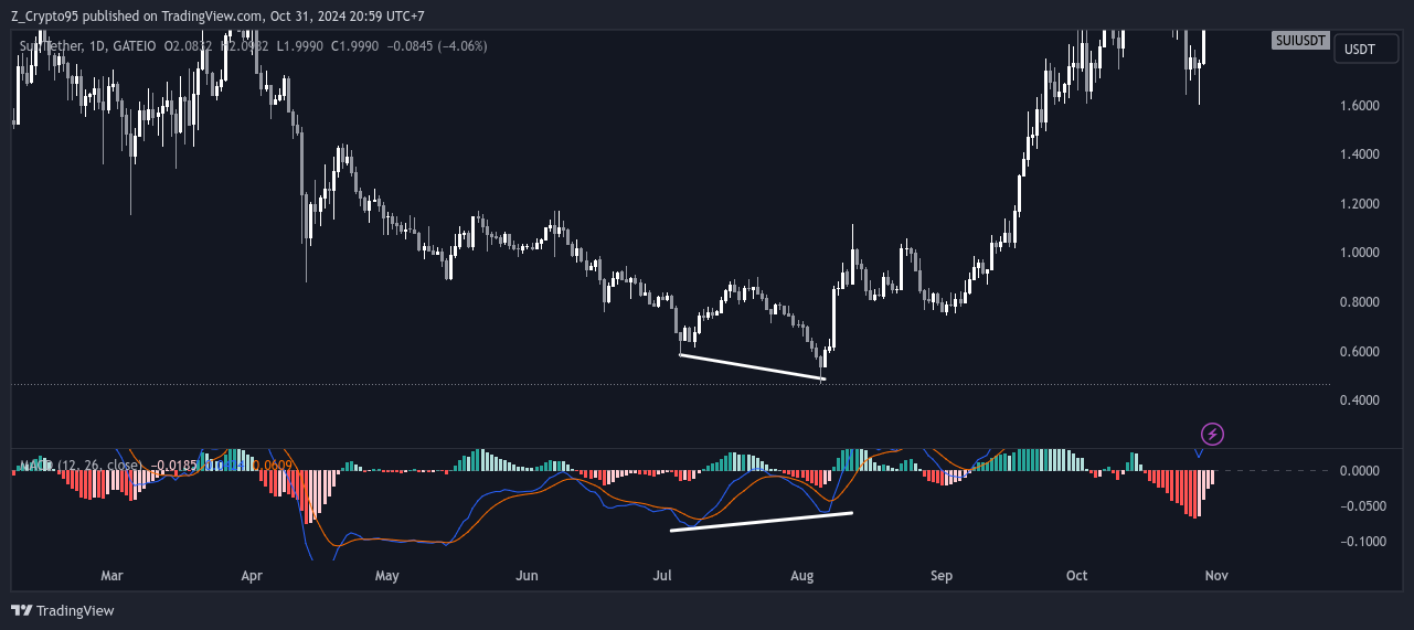 SUI/USDT (Bullish Divergence)