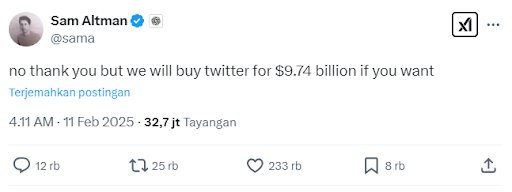 Altman response to Trump on X Altman response to Trump on X