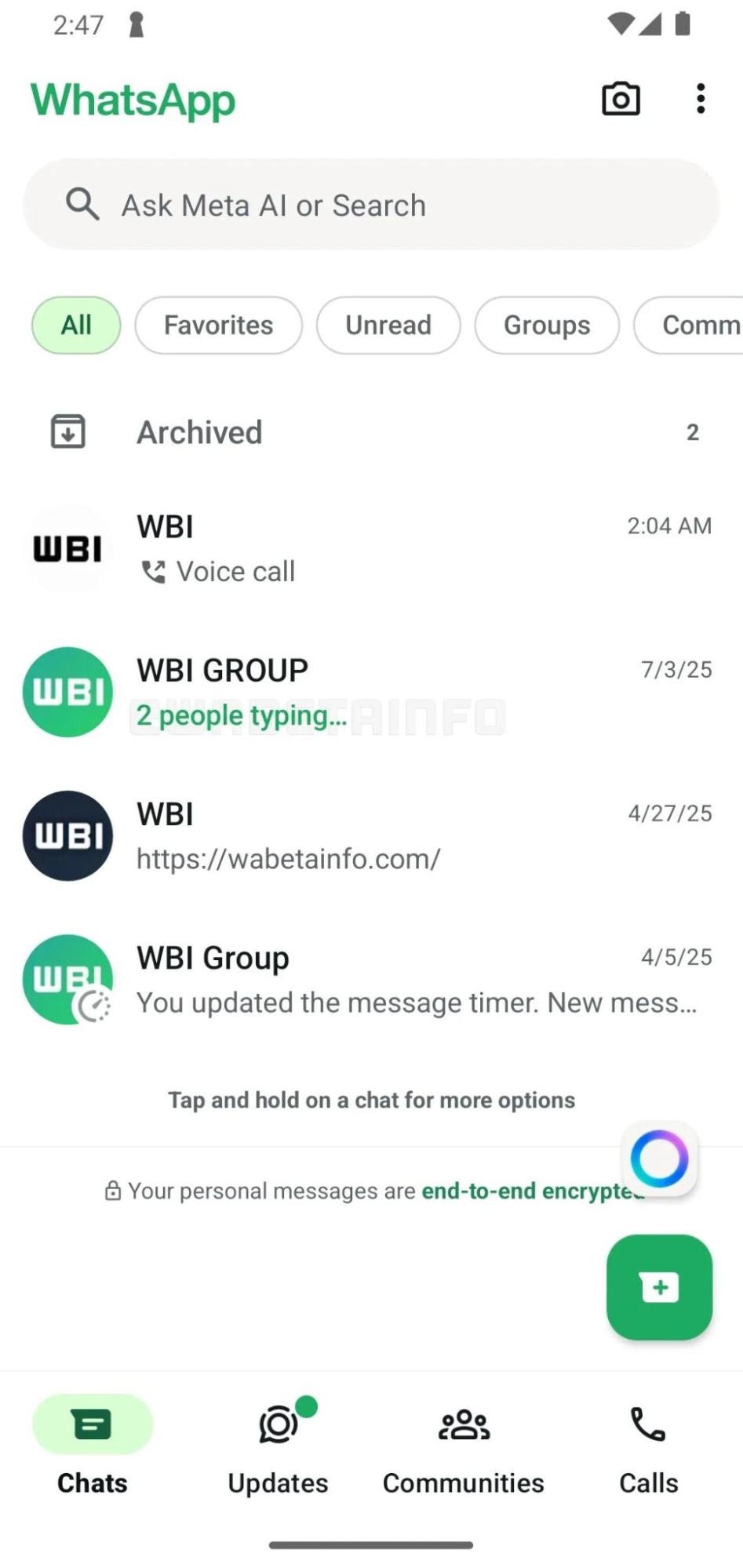 WhatsApp Rolls Out Group Typing Counter Feature for Beta Users