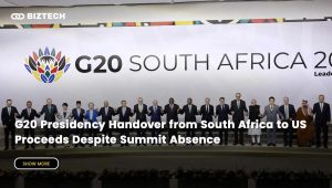 G20 Presidency Handover from South Africa to US Proceeds Despite Summit Absence