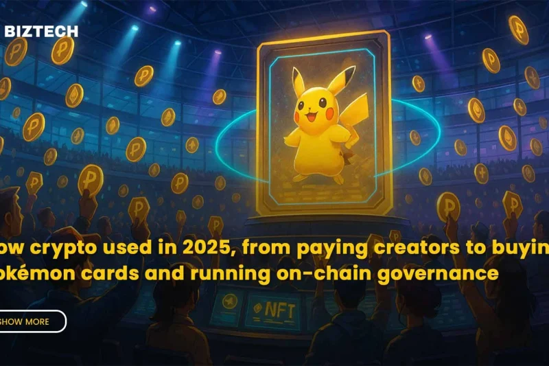 How Crypto is Used in 2025, from Paying Creators to Buying Pokémon Cards and Running On-Chain Governance