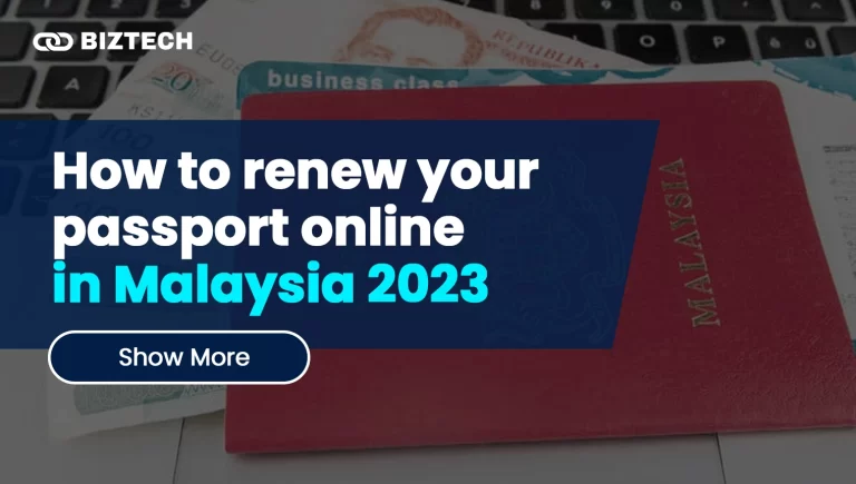 How to renew your passport online in Malaysia 2023