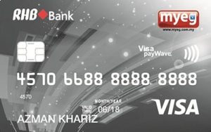 RHB Visa MyEG Credit Card