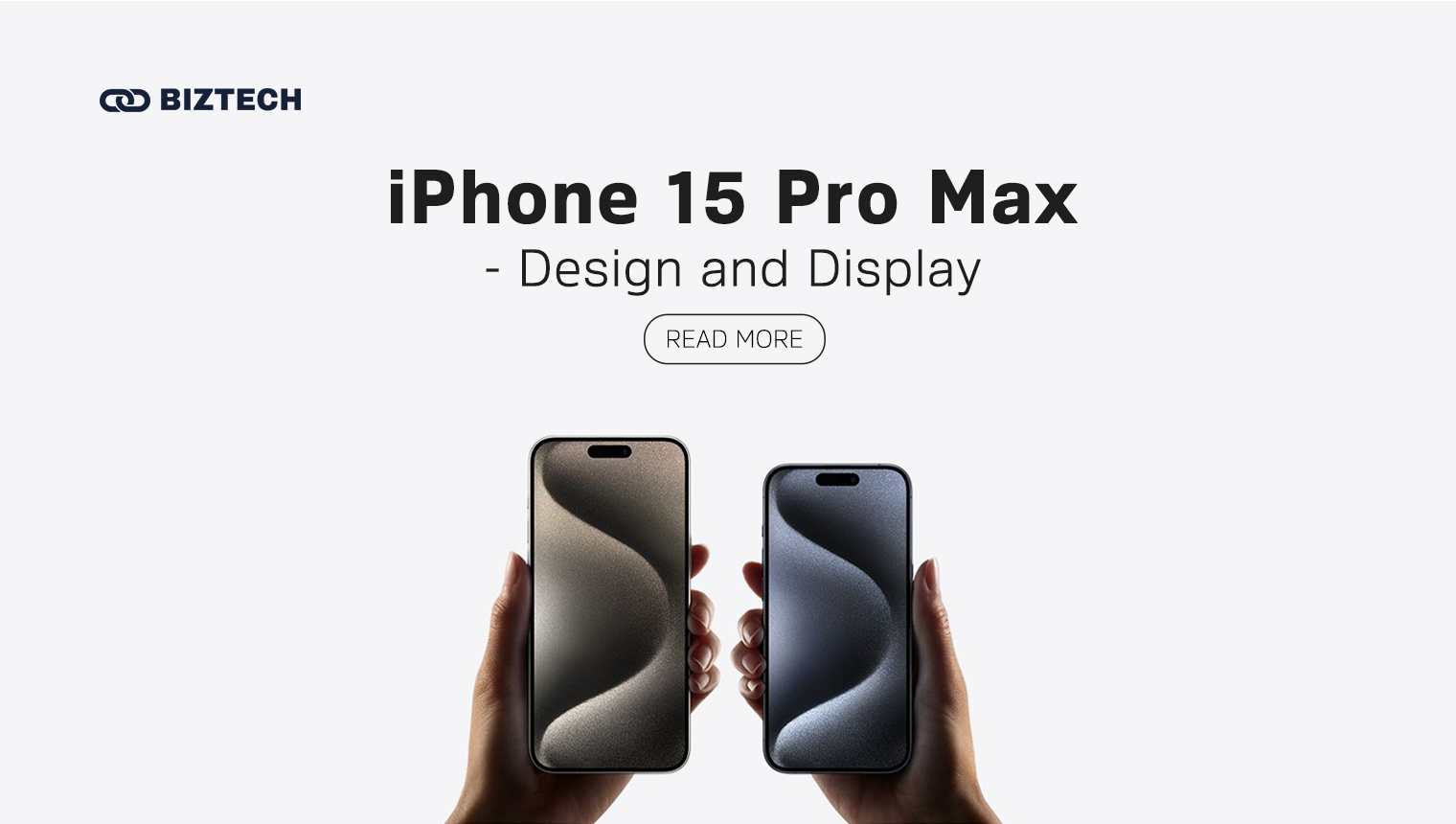 iPhone 15 Pro Max Design and Display