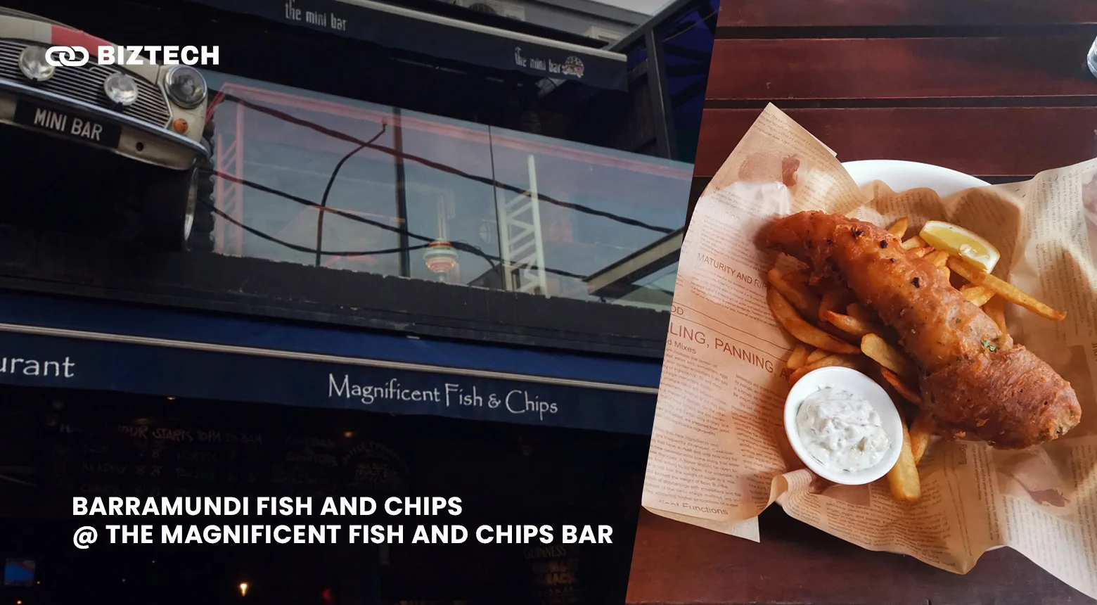 Barramundi Fish and Chips @ The Magnificent Fish and Chips Bar