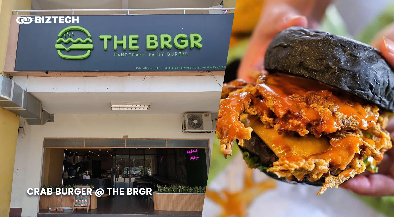 Crab Burger @ The BRGR