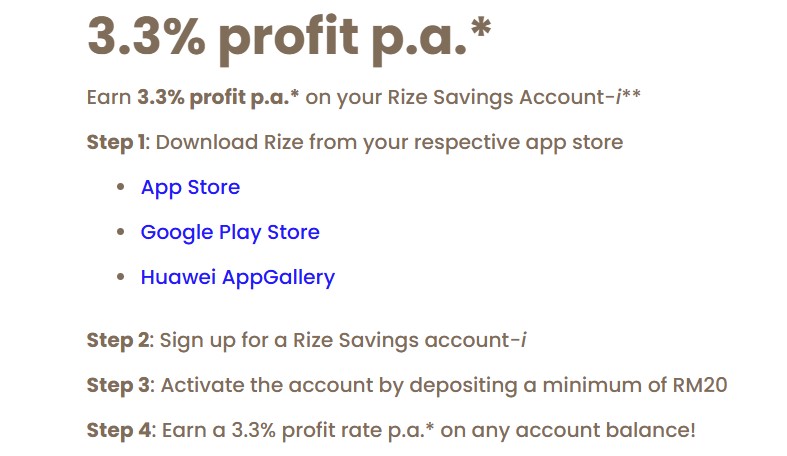 Rize Savings Account-i