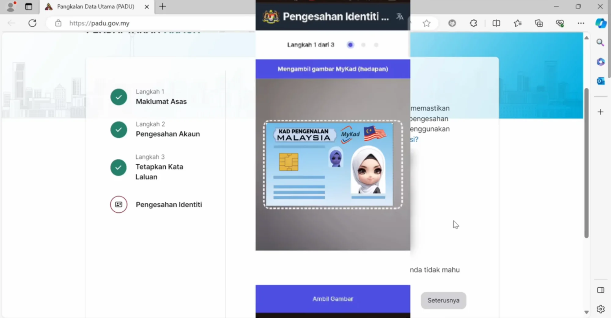 register padu malaysia