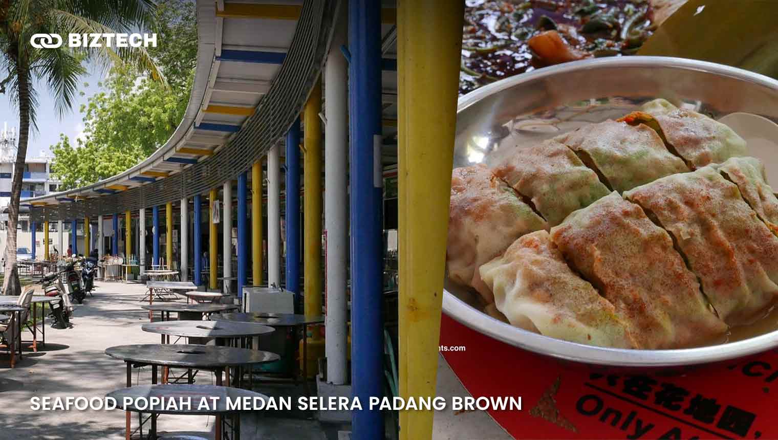 Seafood Popiah at Medan Selera Padang Brown