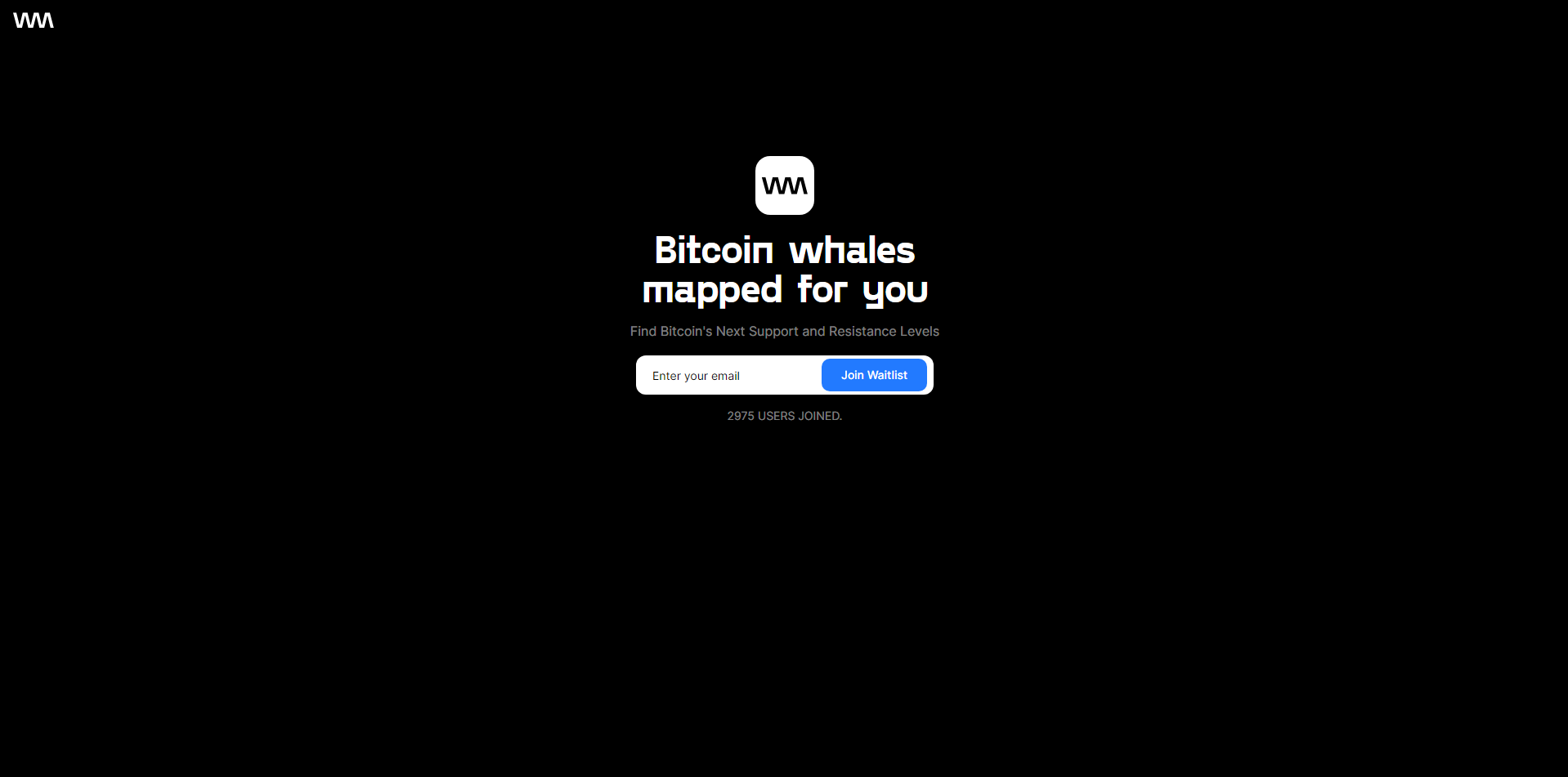 Whale Map Website View. Source: Whalemap.io
