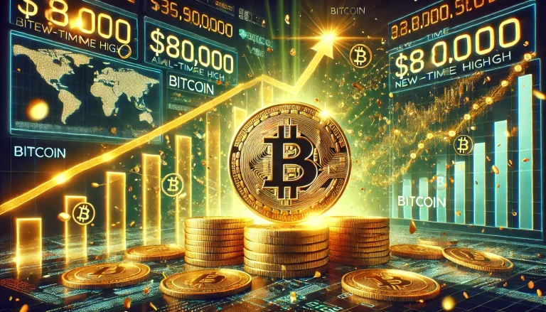 Bitcoin reaches a new ATH, hits US$80,000!