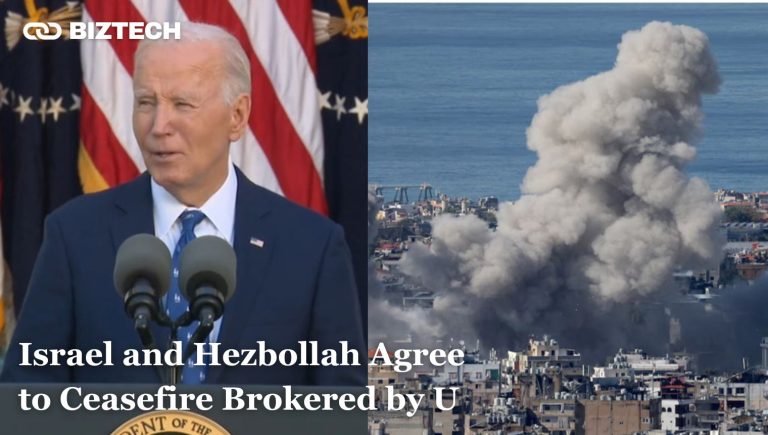 Israel and Hezbollah Agree to Ceasefire Brokered by U.S. and France