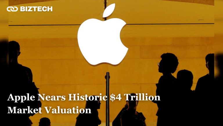 Apple Nears Historic $4 Trillion Market Valuation