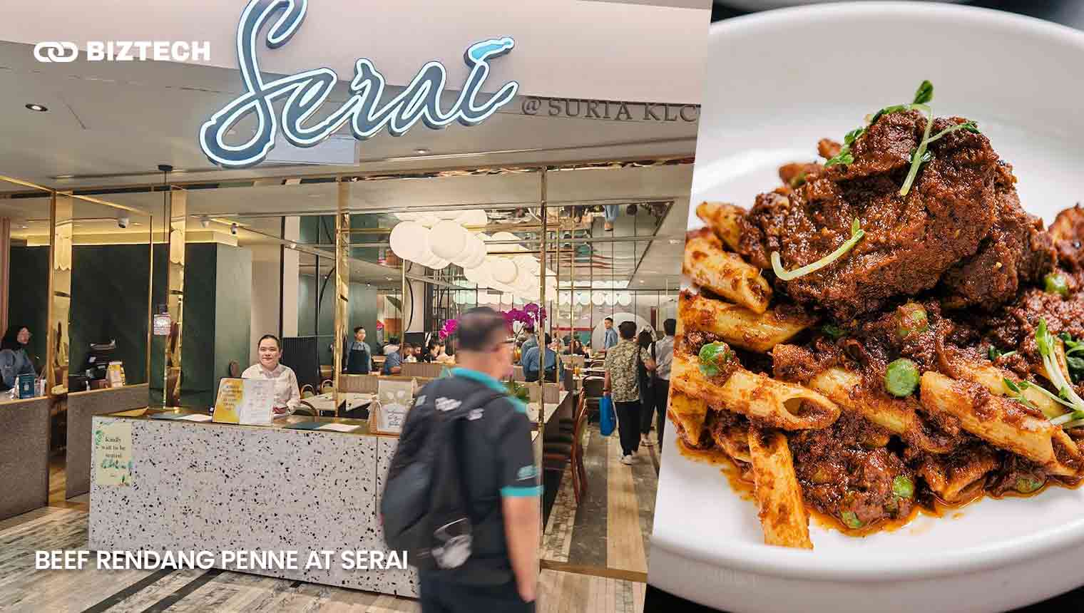 Beef Rendang Penne at Serai