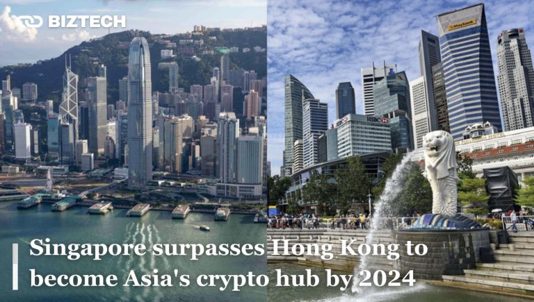 Singapore surpasses Hong Kong to become Asia's crypto hub by 2024