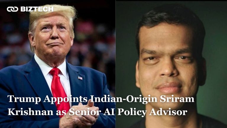 Trump Appoints Indian-Origin Sriram Krishnan as Senior AI Policy Advisor