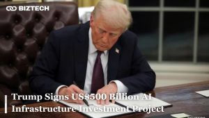 Trump Signs US$500 Billion AI Infrastructure Investment Project