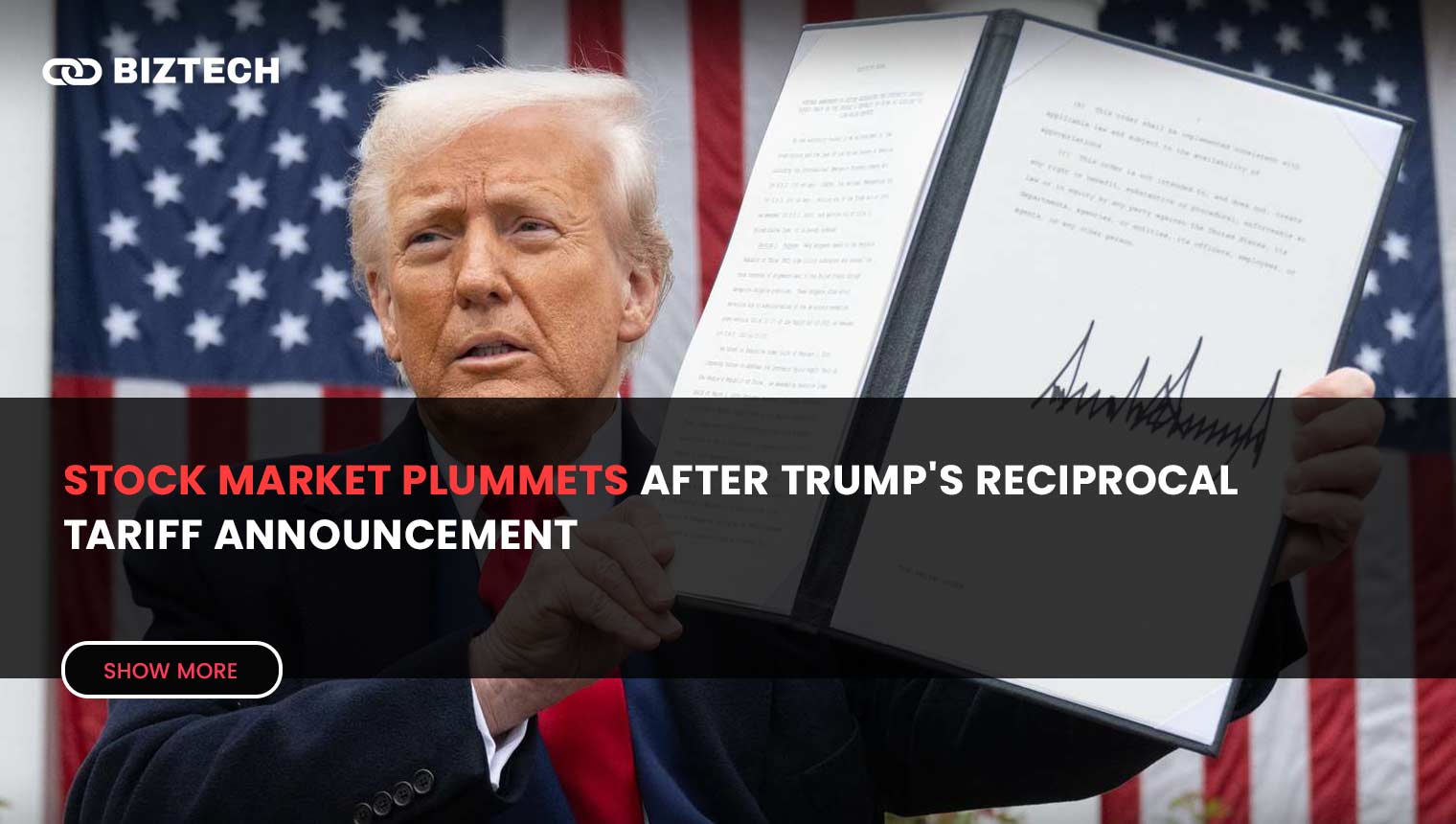 Stock Market Plummets After Trump’s Reciprocal Tariff Announcement