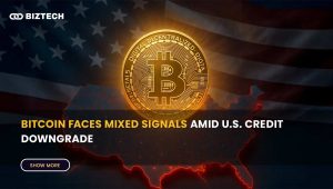 Bitcoin Faces Mixed Signals Amid U.S. Credit Downgrade