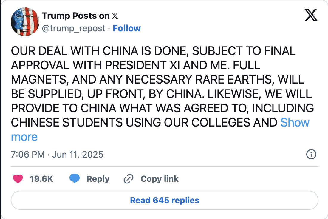 Bitcoin is Getting closer to All time High as the US-China Trade Deal gets Done