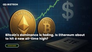 Bitcoin's dominance is fading, Is Ethereum about to hit a new all-time high_