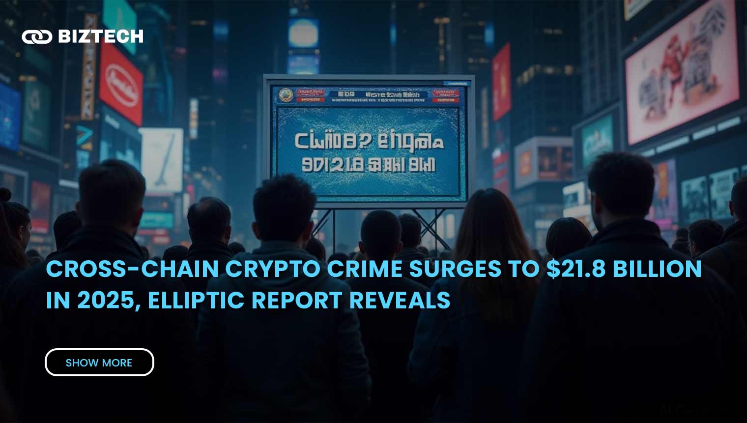 Cross-Chain Crypto Crime Surges to $21.8 Billion in 2025, Elliptic Report Reveals