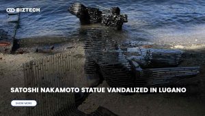 Satoshi Nakamoto Statue Vandalized in Lugano