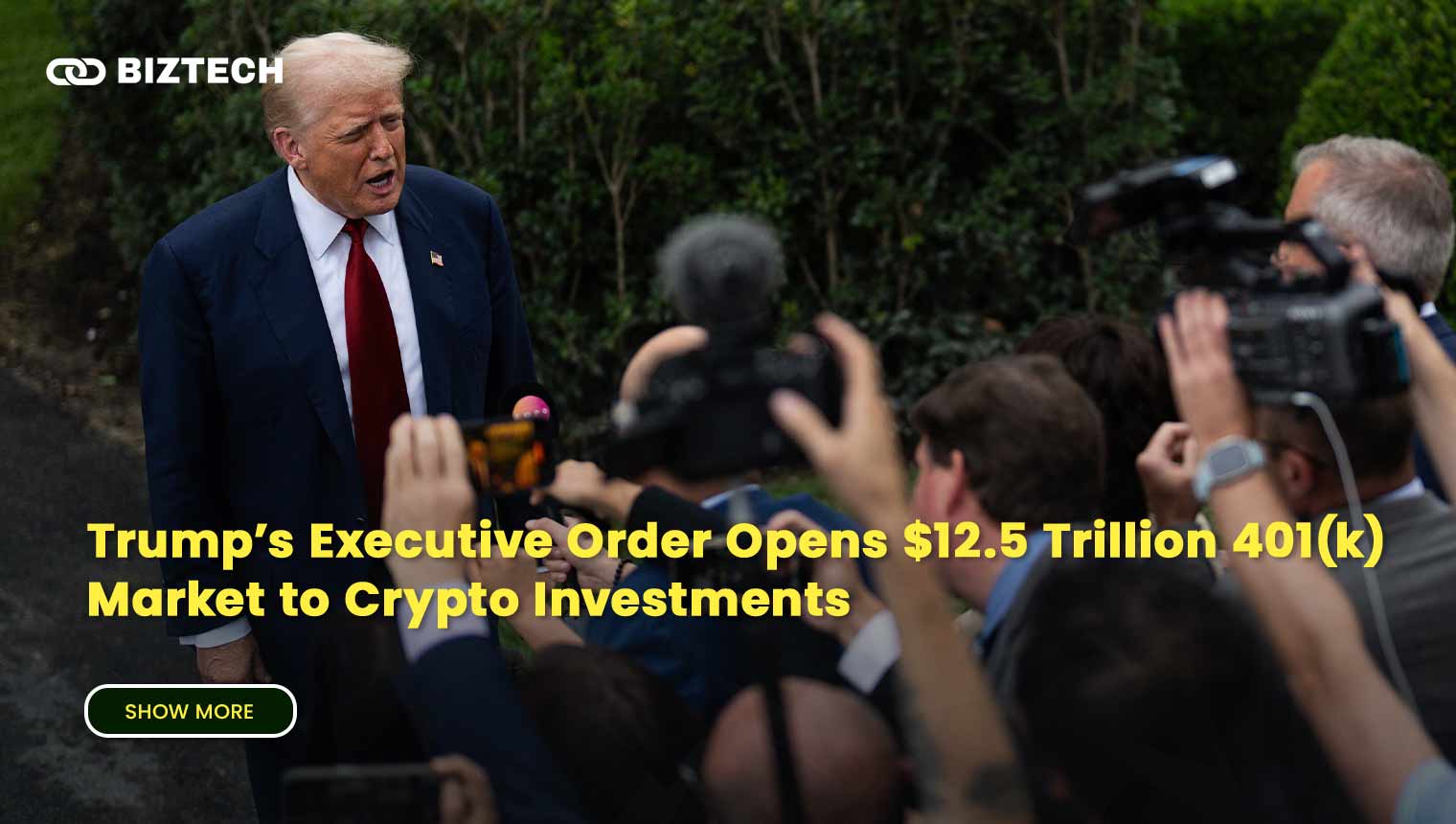 Trump’s Executive Order Opens $12.5 Trillion 401(k) Market to Crypto Investments