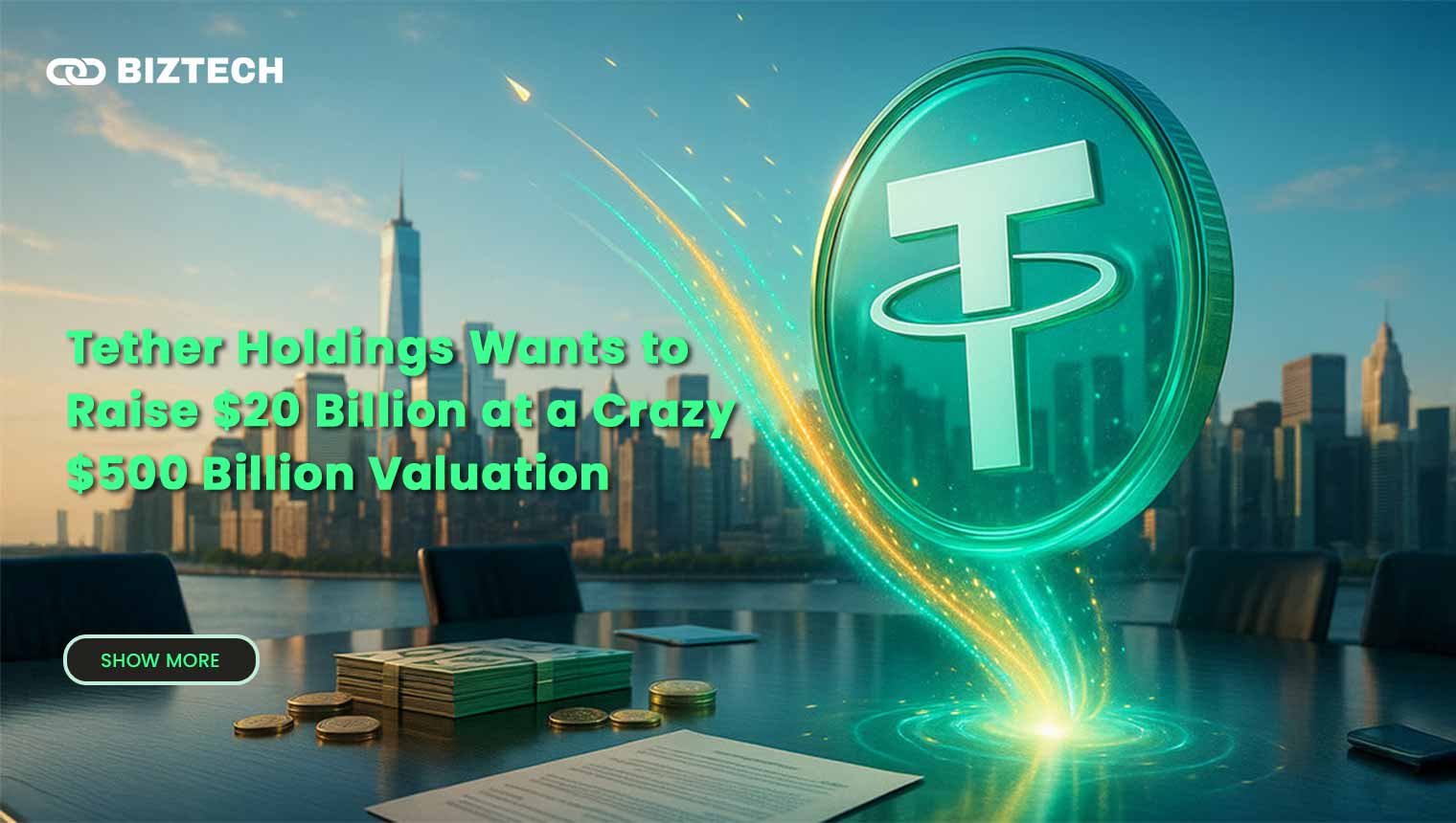 Tether Holdings Wants to Raise $20 Billion at a Crazy $500 Billion Valuation