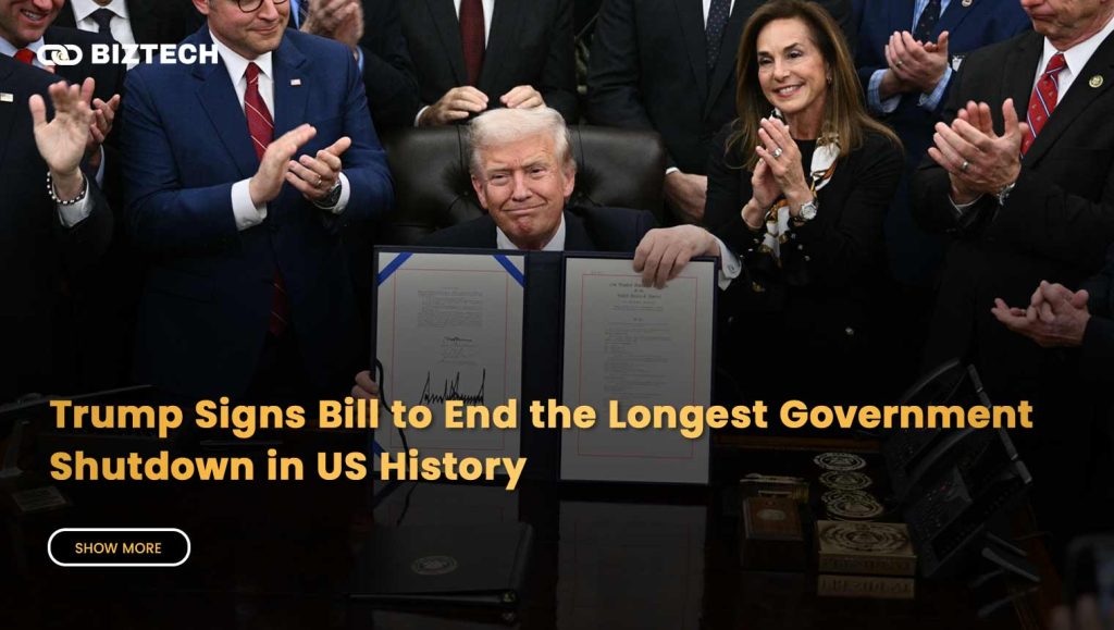 Trump Signs Bill to End the Longest Government Shutdown in US History