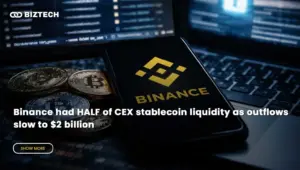 Binance had HALF of CEX stablecoin liquidity as outflows slow to $2 billion