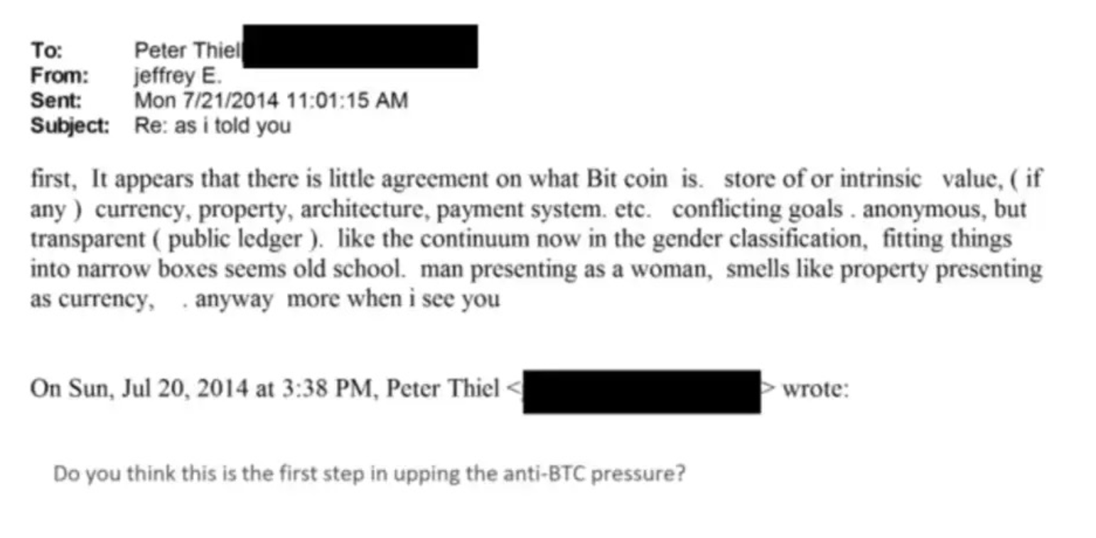 Letters to Peter Thiel (2014)