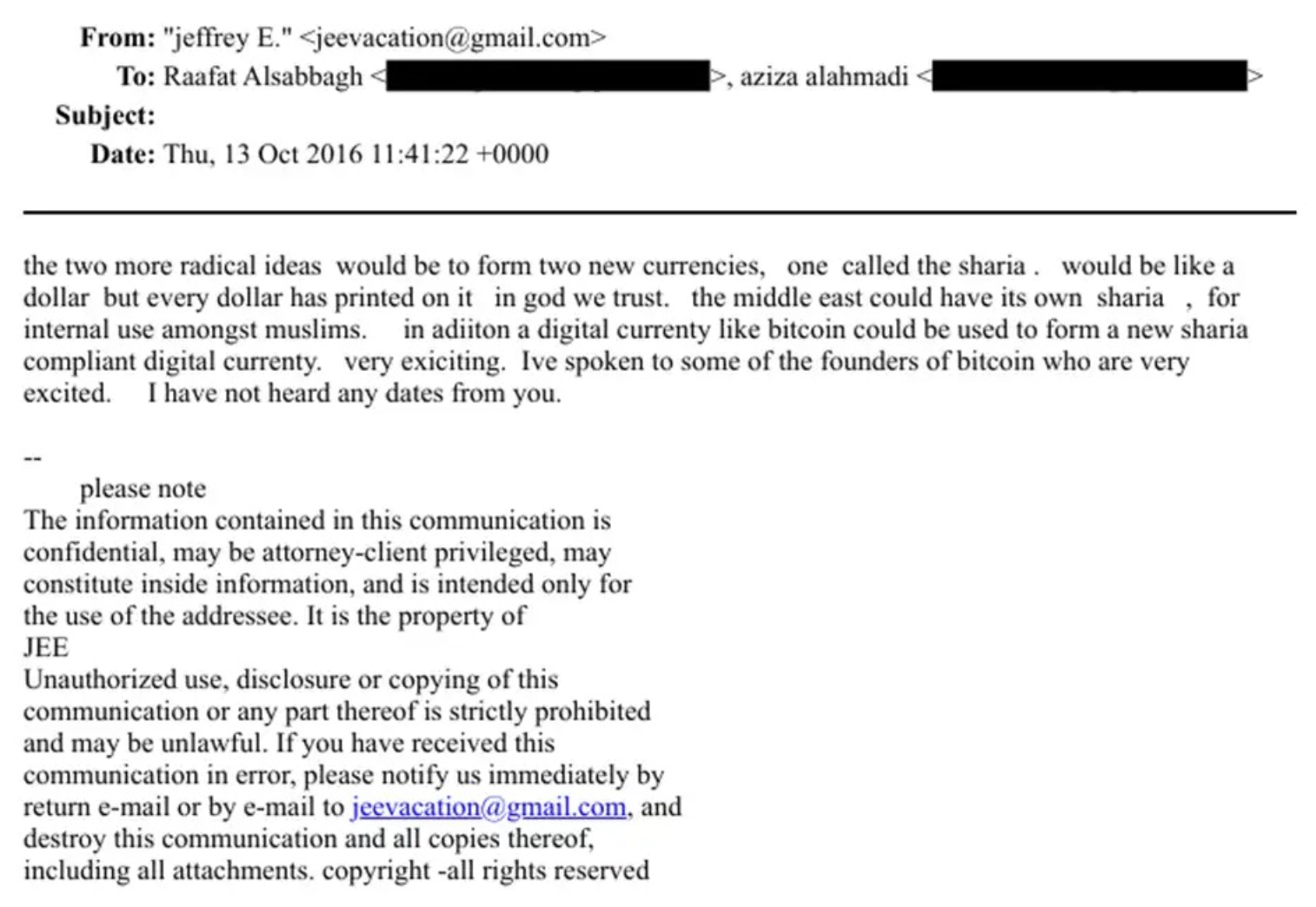 Ideas for a "Sharia Dollar" and Digital Currency (2016)