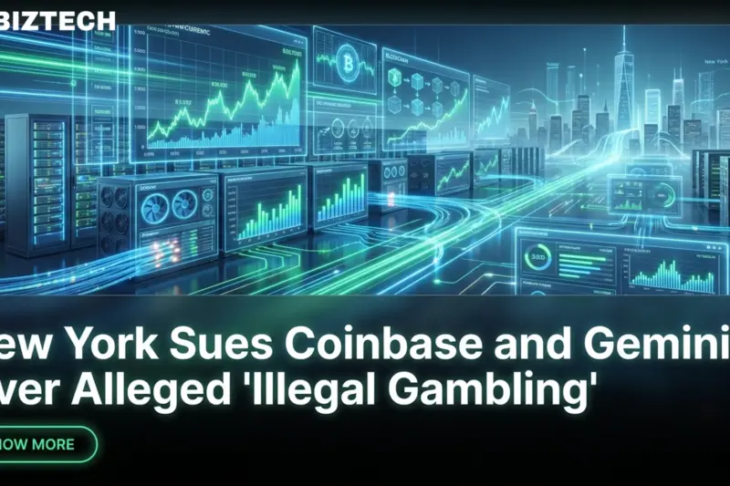 New York Sues Coinbase and Gemini Over Alleged ‘Illegal Gambling’