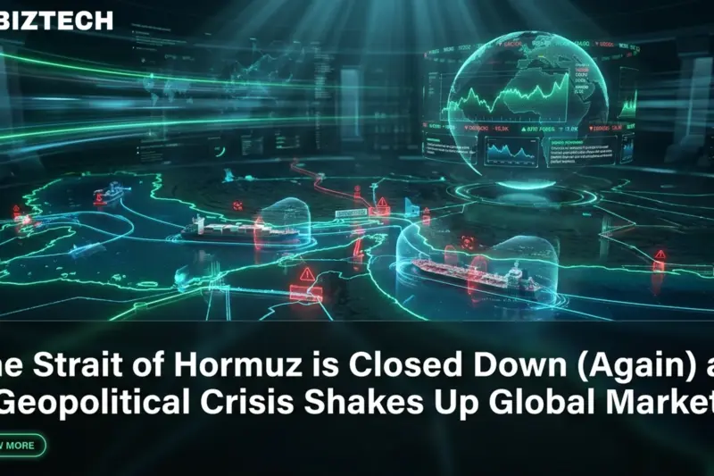 The Strait of Hormuz is closed down (Again) as a geopolitical crisis shakes up global markets