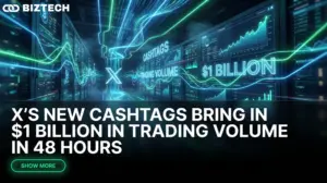 X's New Cashtags Bring in $1 Billion in Trading Volume in 48 Hours