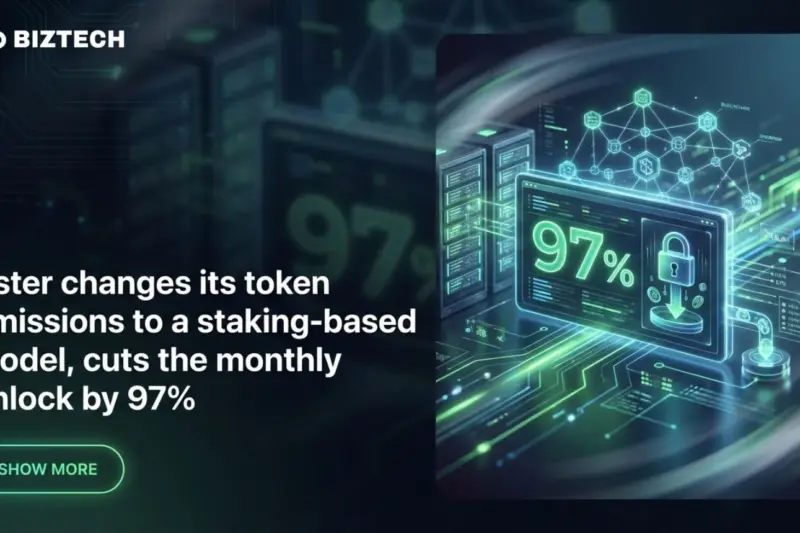 Aster changes its token emissions to a staking-based model, cuts the monthly unlock by 97%