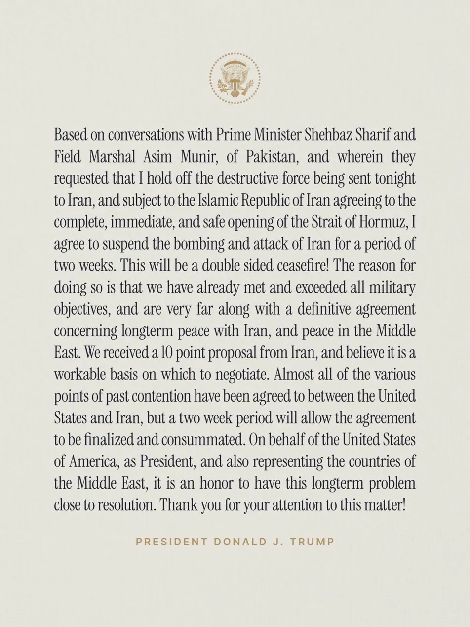 Bitcoin Rises Above $72,000 as US-Iran Ceasefire Agreement Makes People Feel More Risky